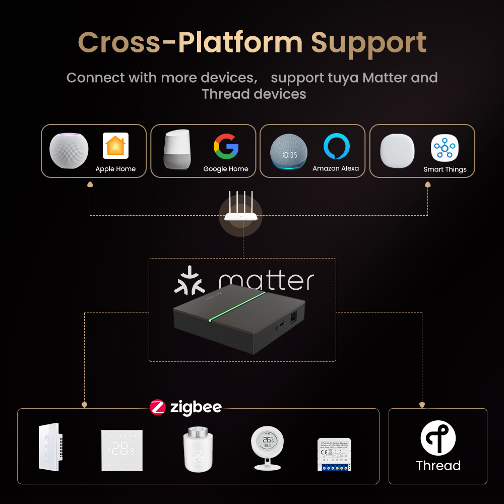 AVATTO Matter Smart Wired Gate - Matter Hub Thread review and price