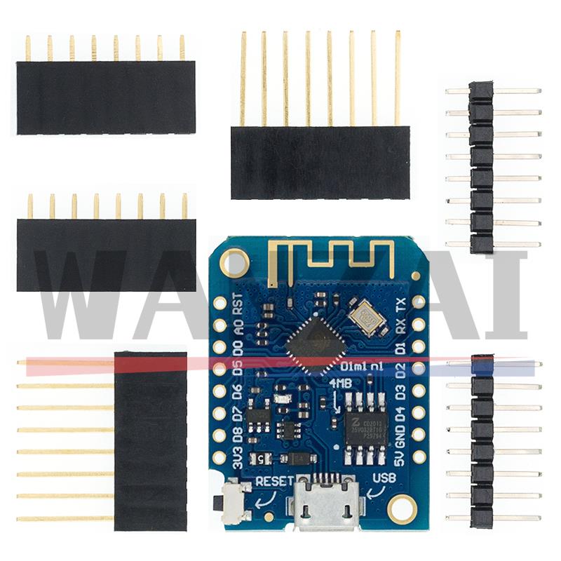 WeMos D1 Mini Pro V3.0.0 Bytes - Esp8266 Nodemcu Board review and price