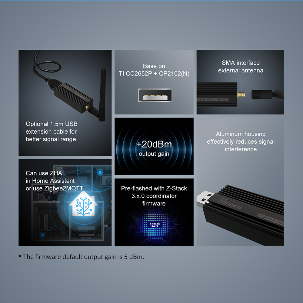 SONOFF zigbee gateway 3.0 ZBDo - Zigbee Coordinator Stick review and price