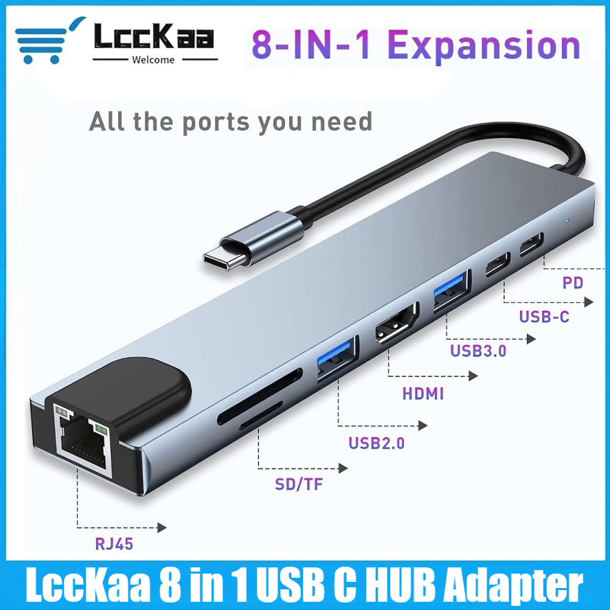 USB C Hub 8/7 in 1 4K HDMI Ada - Home Assistant Sd review and price