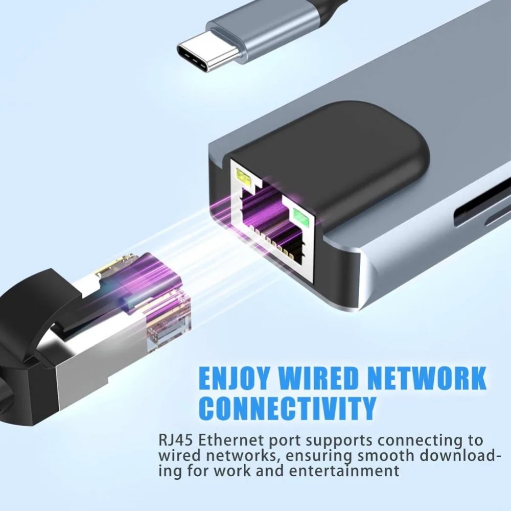 USB C Hub 8/7 in 1 4K HDMI Ada - Home Assistant Sd review and price