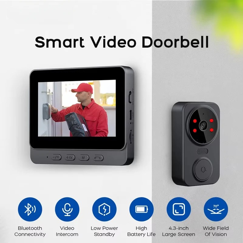 M8 Smart Visual Doorbell WiFi  - Smart Doorbell Wired review and price