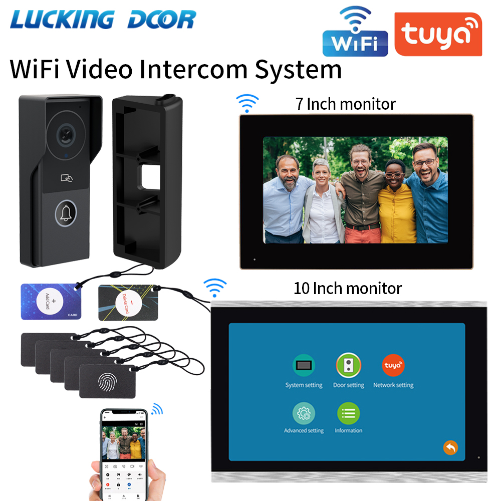 7/10 Inch Video Intercom 1080P - Smart Doorbell Wired review and price
