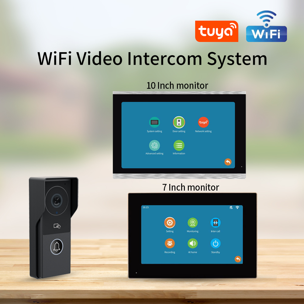7/10 Inch Video Intercom 1080P - Smart Doorbell Wired review and price