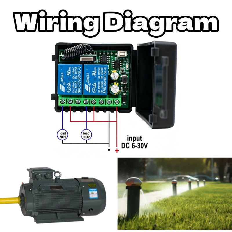 433.92Mhz DC 9-30V 12V 24V10A  - 433Mhz Receiver Module review and price