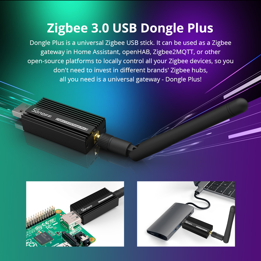 SONOFF Zigbee 3.0 USB Dongle P - Zigbee Coordinator Stick review and price