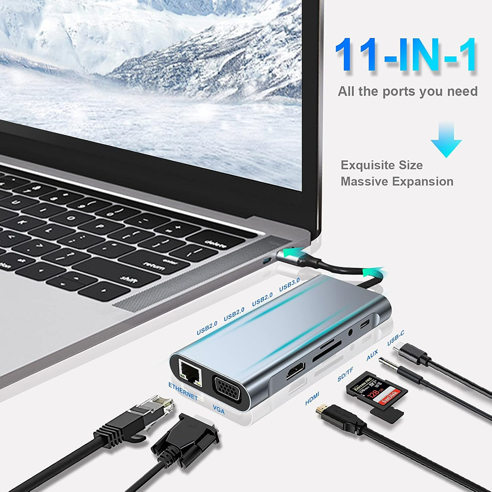 11-in-1 USB C Hub Thunderbolt  - Home Assistant Sd review and price