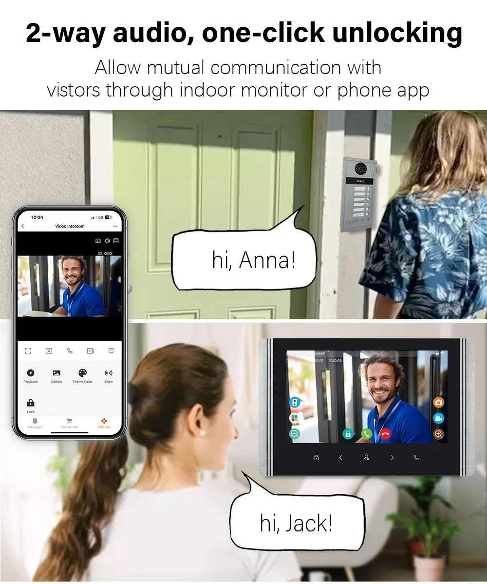 1080P Tuya Smart Video Doorpho - Smart Doorbell Wired review and price